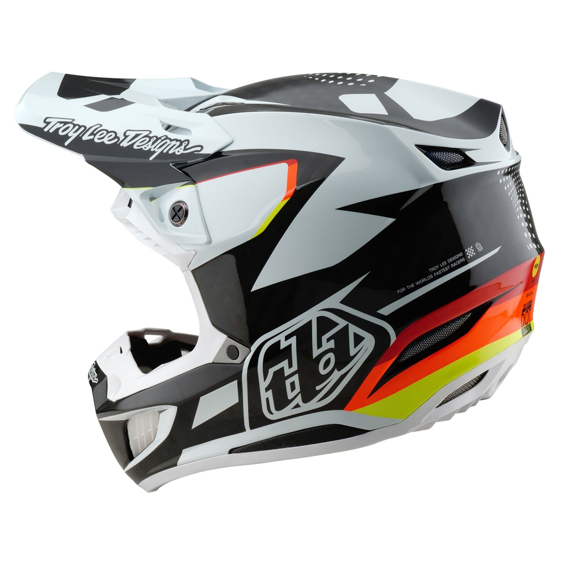 Casco Troy Lee Designs Se5 Ece de Carbón Optic Black